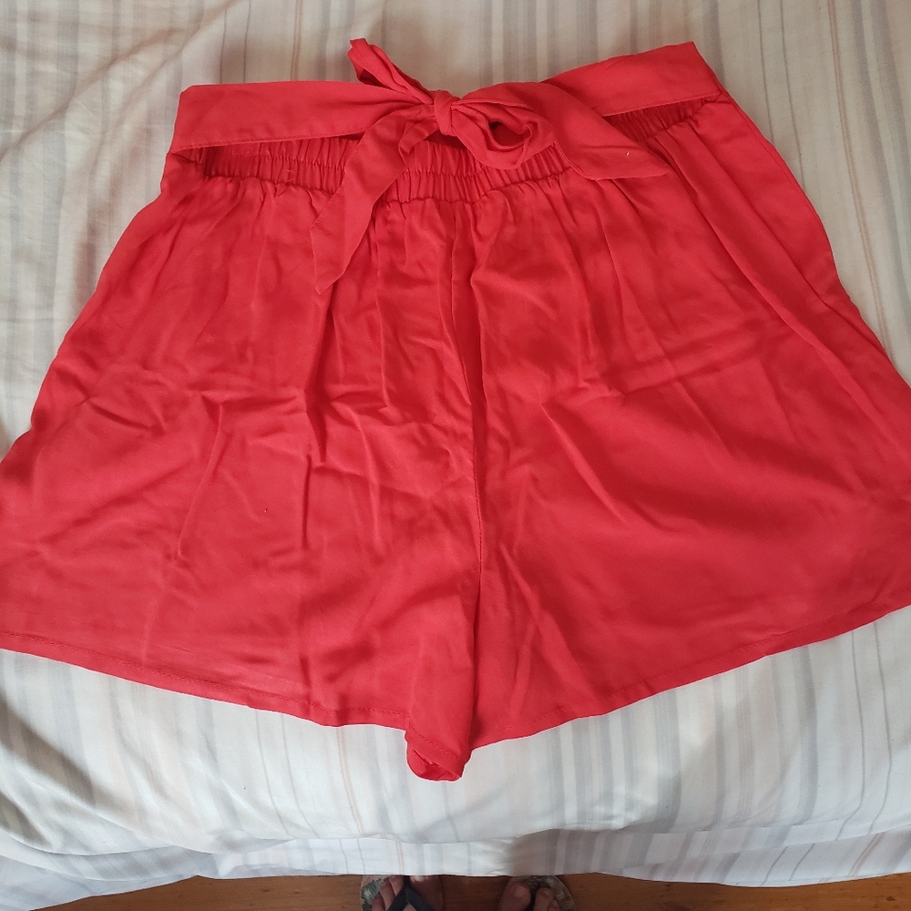 Primark High Waist Coral Shorts